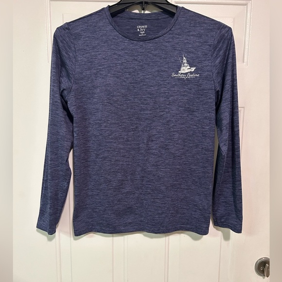 Kids Boys Crown & Ivy T-Shirt Size XL Long Sleeve - Picture 1 of 5